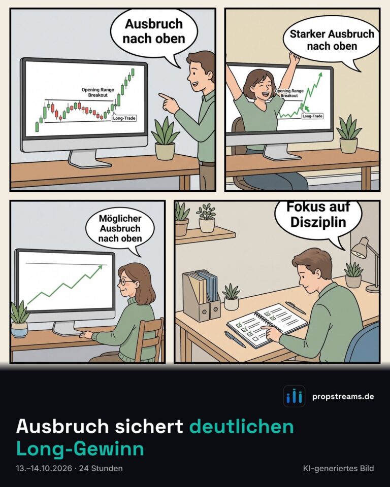 Ausbruch sichert deutlichen Long-Gewinn
