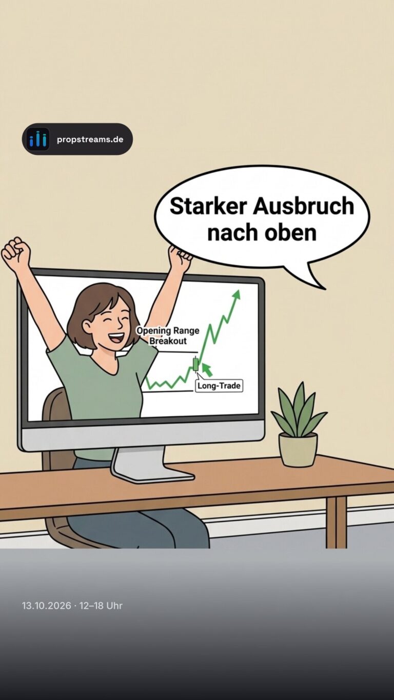 Starker Ausbruch nach oben