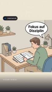 Fokus auf Disziplin