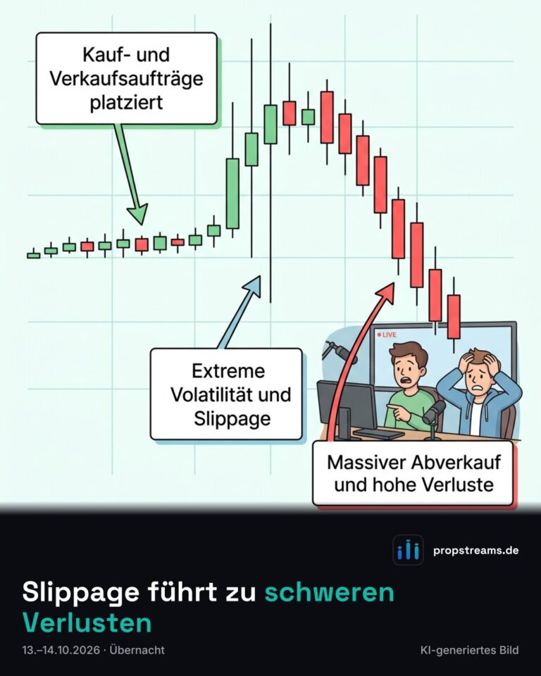 Slippage führt zu schweren Verlusten