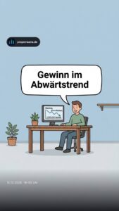 Gewinn im Abwärtstrend