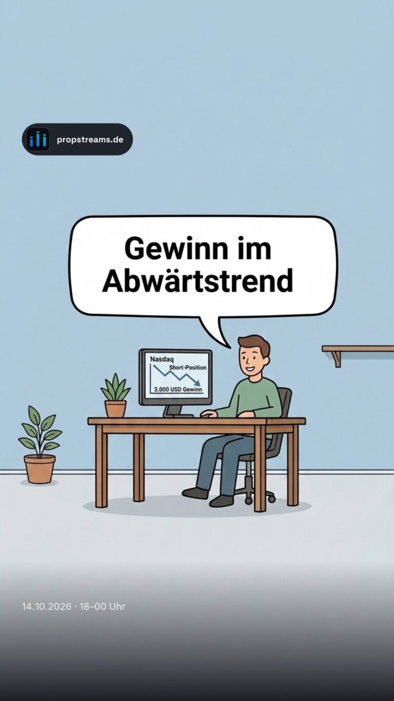 Gewinn im Abwärtstrend