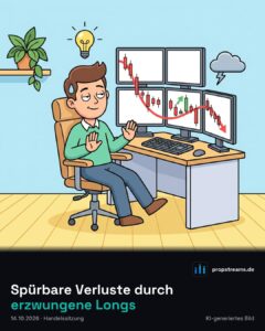 Spürbare Verluste durch erzwungene Longs