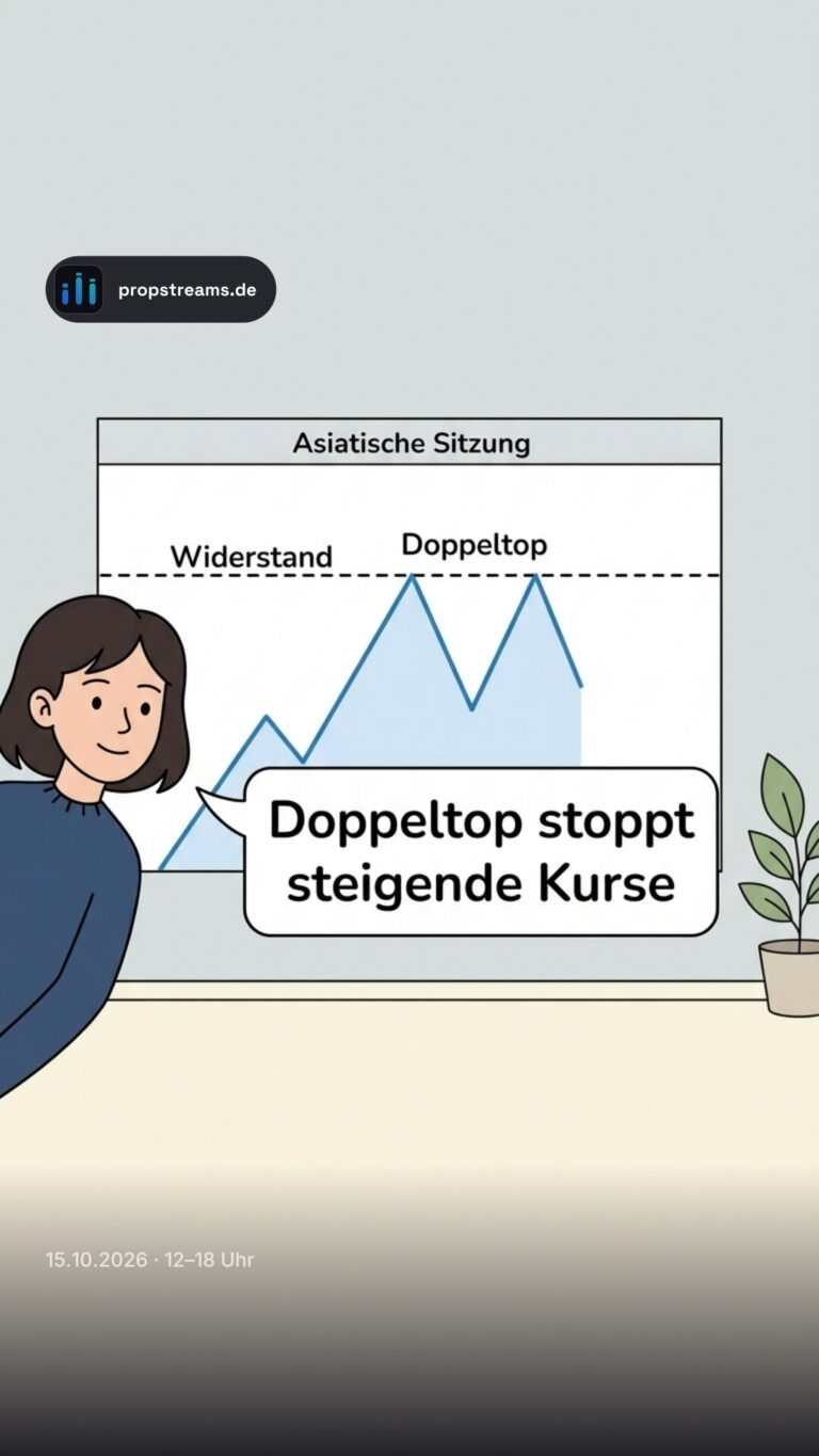 Doppeltop stoppt steigende Kurse