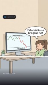 Fallende Kurse bringen Frust