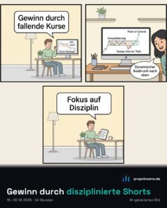 Gewinn durch disziplinierte Shorts