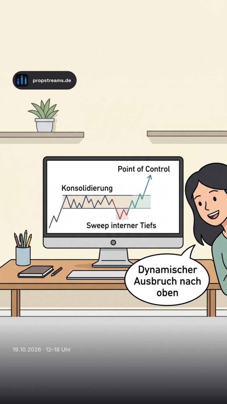Dynamischer Ausbruch nach oben