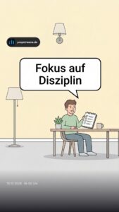 Fokus auf Disziplin
