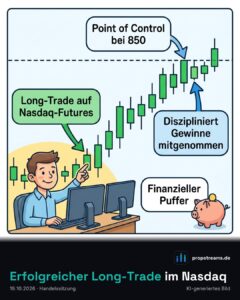 Erfolgreicher Long-Trade im Nasdaq