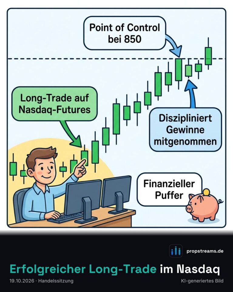 Erfolgreicher Long-Trade im Nasdaq