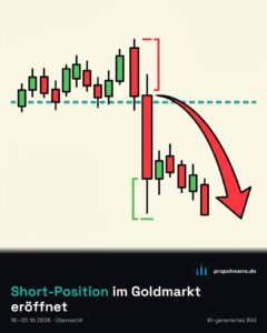 Short-Position im Goldmarkt eröffnet