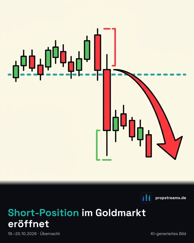 Short-Position im Goldmarkt eröffnet