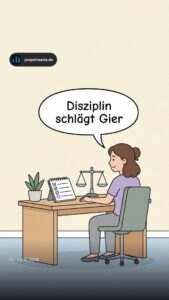 Disziplin schlägt Gier