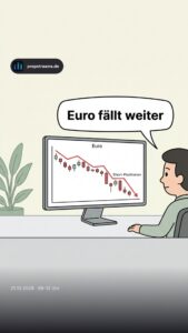 Euro fällt weiter