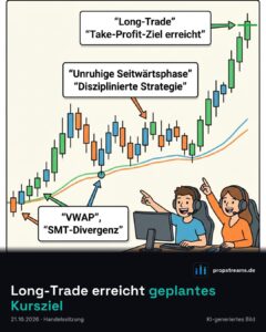 Long-Trade erreicht geplantes Kursziel