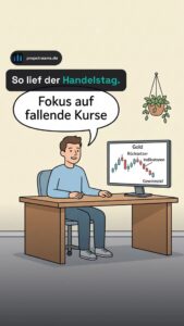 Gold bricht dynamisch nach unten aus