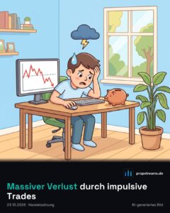 Massiver Verlust durch impulsive Trades