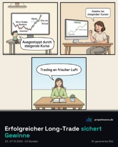 Erfolgreicher Long-Trade sichert Gewinne